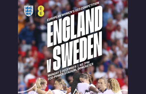 England Women U23 to host Sweden at Eco-Power Stadium