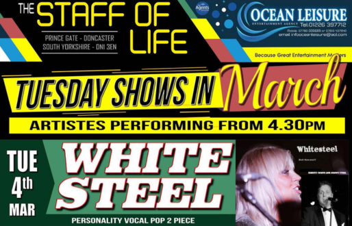 Tuesday Shows at Staff of Life in March