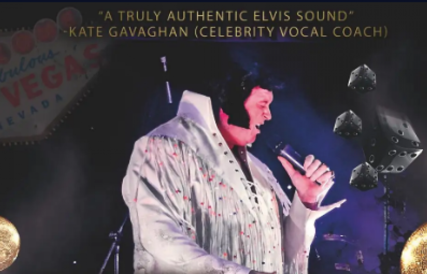Lee Newsome as Elvis, Up close & Personal