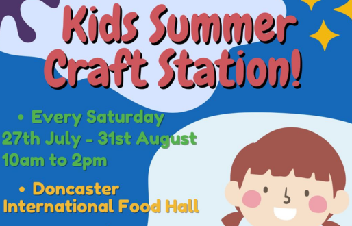 Kids Summer Craft Station at Doncaster Market