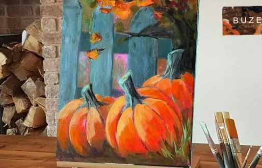 Pumpkin Patch Painting workshop @ The Twisted Knot