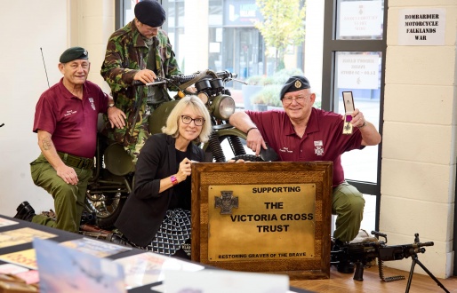 Military history author to visit Victoria Cross Trust Charity Shop at Lakeside Village