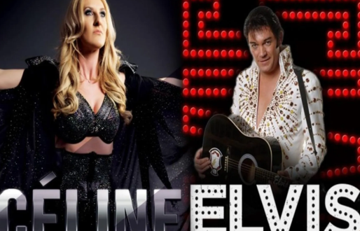 Celine Dion meets Elvis Presley