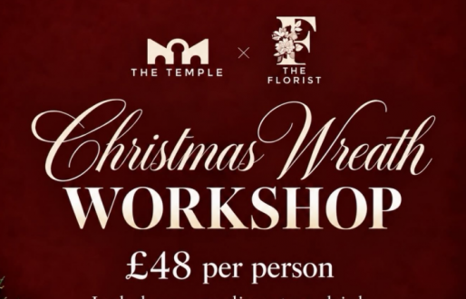 Christmas Wreath Workshop at The Temple