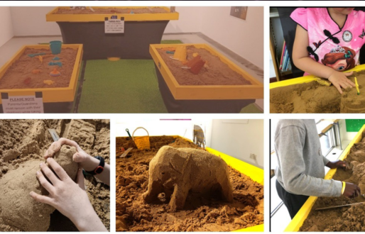 Free family-friendly sand art drop in sessions